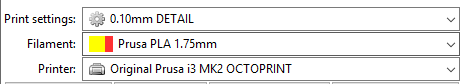 Slic3r settings